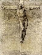 Michelangelo Buonarroti Christ on the Cross oil painting reproduction